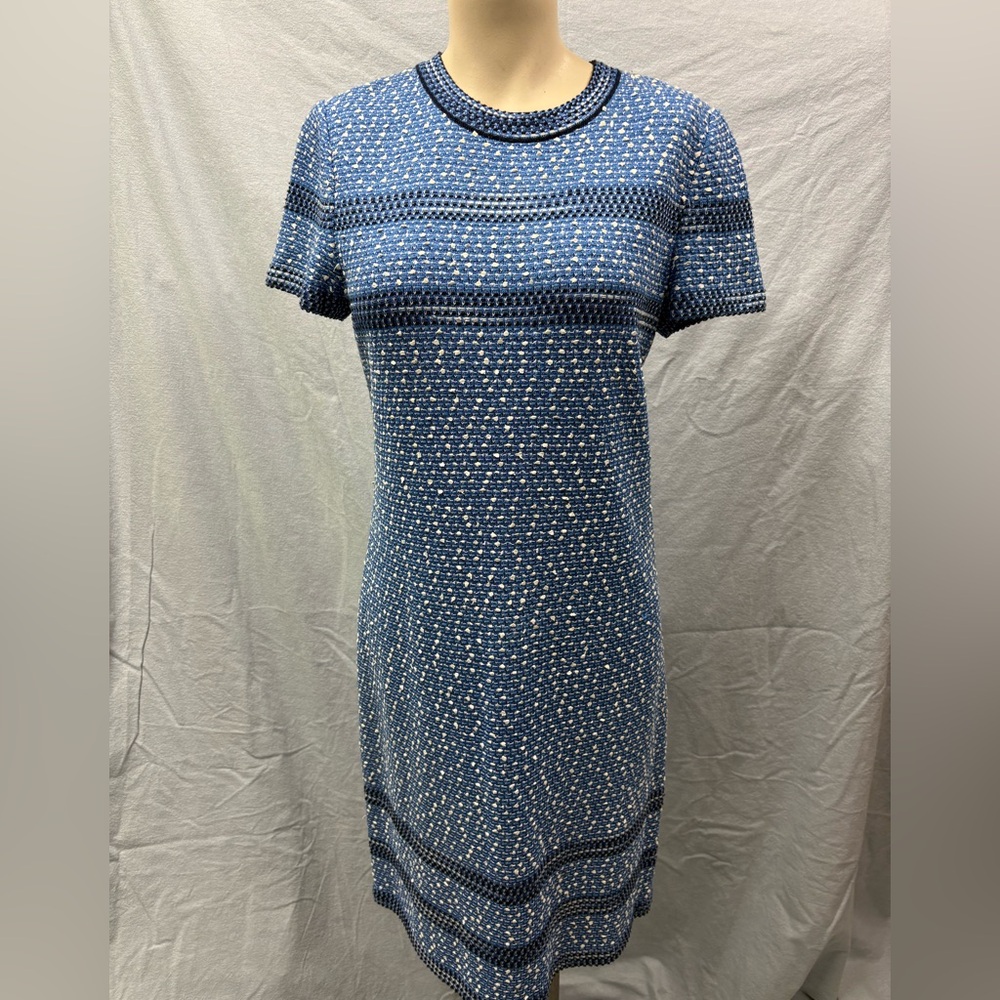 St. John Blue Sheath Dress